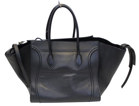 celine black luggage tote bag|celine large phantom luggage tote.